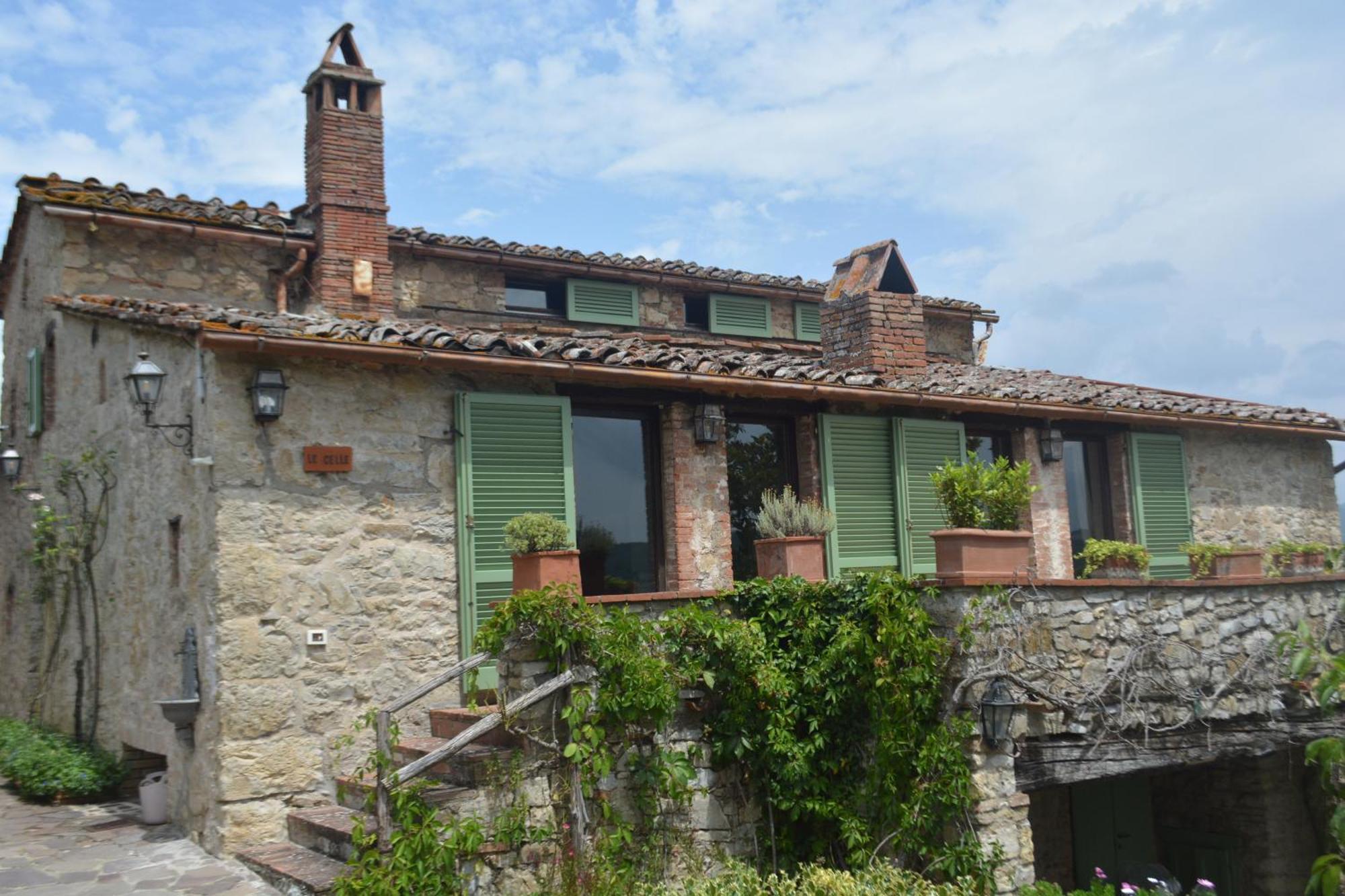 Celle Di Lecchi Nel Chianti Villa San Sano ภายนอก รูปภาพ
